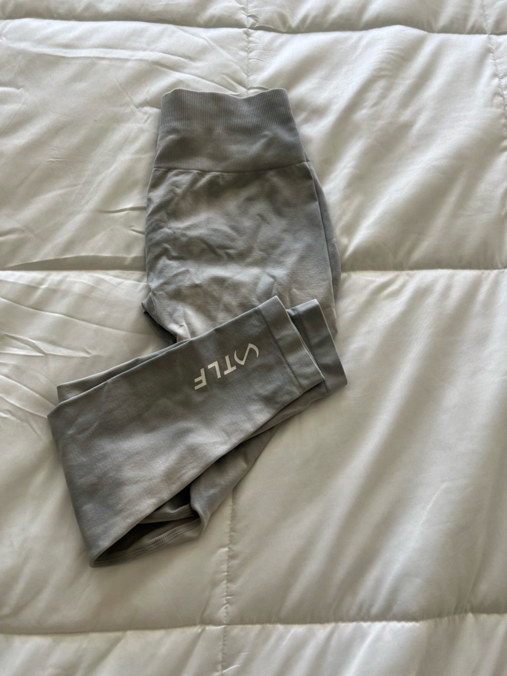 VTLF High-Waist Gray Seamless Leggings